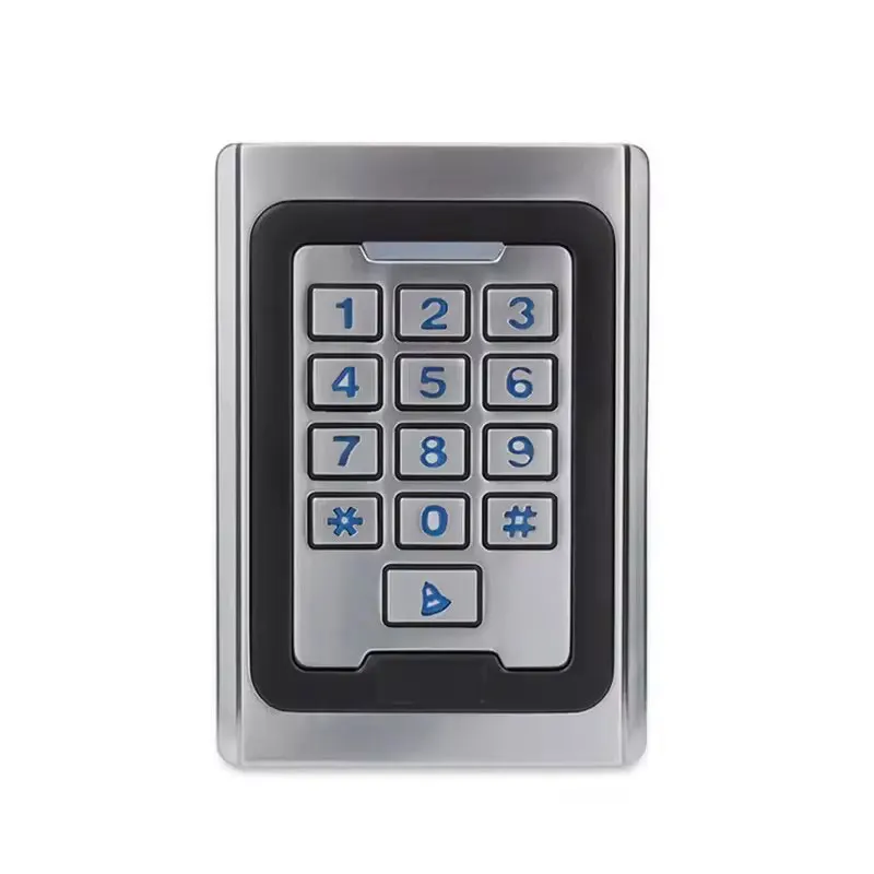 RFID Metal Access Control Anti-Vandal Metal Case 2000 Users Proximity ID 125k Standalone Keypad One Door Access Control System