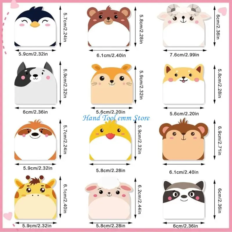 Picture 7: H37F 360 Sheets Cartoon Notes Paper Small Notes Pad Adhesive Note Paper for Office