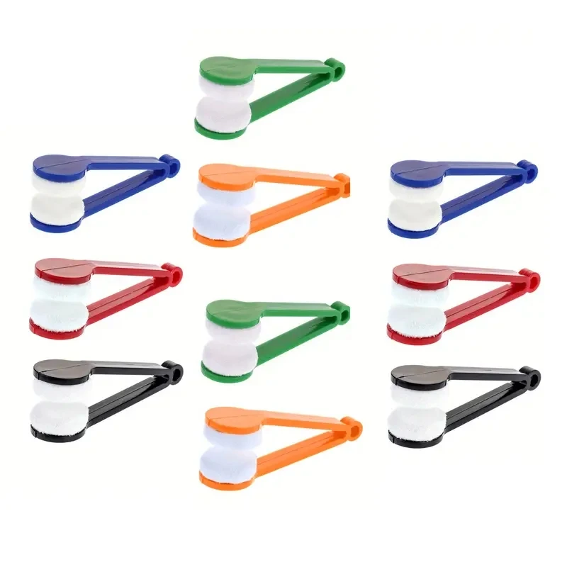 3/1pcs Portable Multifunctional Glasses Cleaning Rub Eyeglass Sunglasses Spectacles Microfiber Cleaning Brushes Wiping Tools