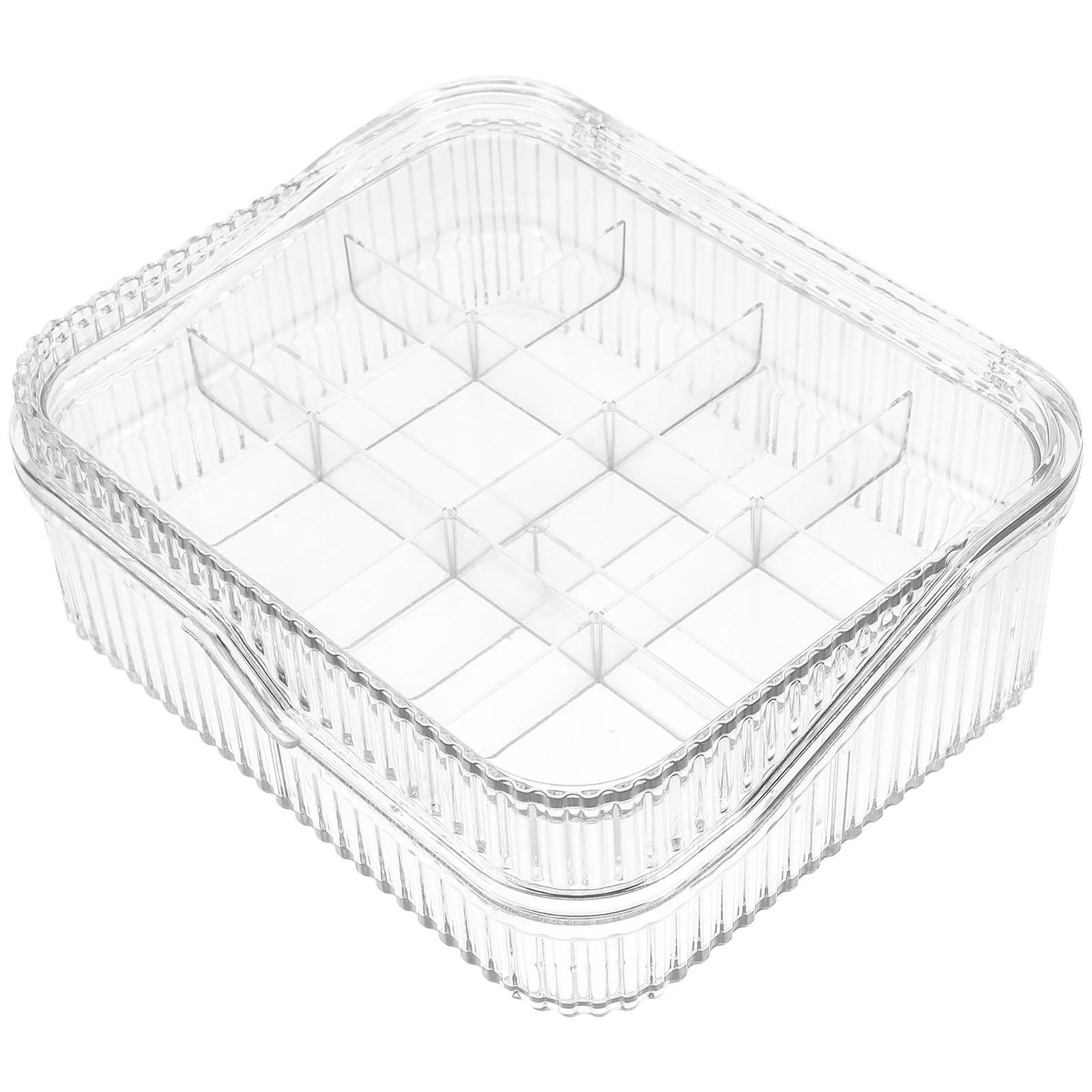 16 Compartment 2-Layer Jewelry Storage Box Compact Ring Earring Organizer Desktop Jewelry Case Holder Stackable Storage Box