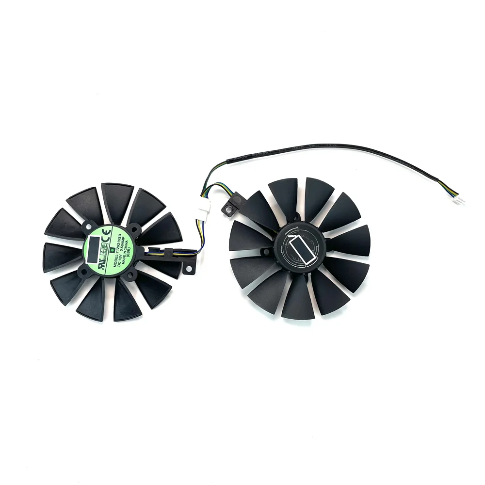 88MM T129215SU DC 12V 4Pin P106-100 GTX1060 GTX1070 Refroidisseur Ventilateur Pour ASUS FlaZ GeForce GTX 1060 1070 GAMING OC rougeCarte Vidéo