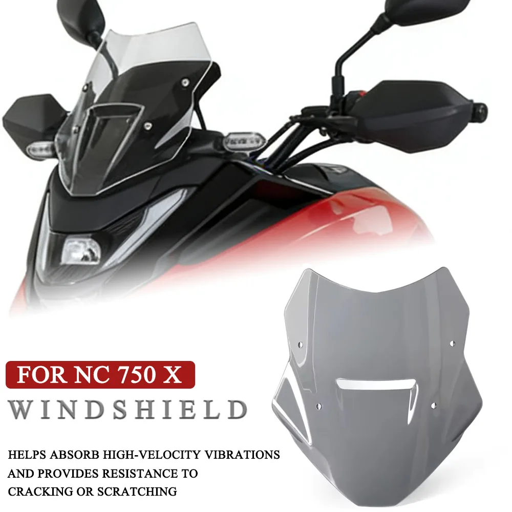 

For HONDA NC750X NC 750X NC750 X NC 750 X 2025 2026 Motorcycle Accessories Windshield Acrylic Sport Windscreen Visor Deflector