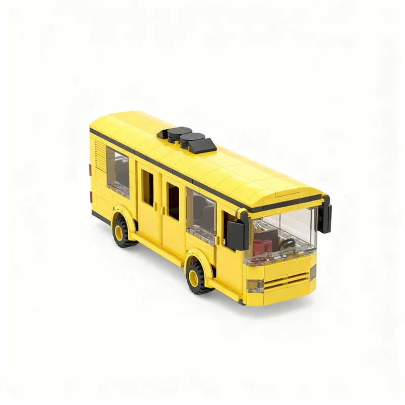 

217PCS MOC Creative Model City Bus Technology DIY Assembly Building Blocks Display Birthday Gift Collectible Home Display Gift