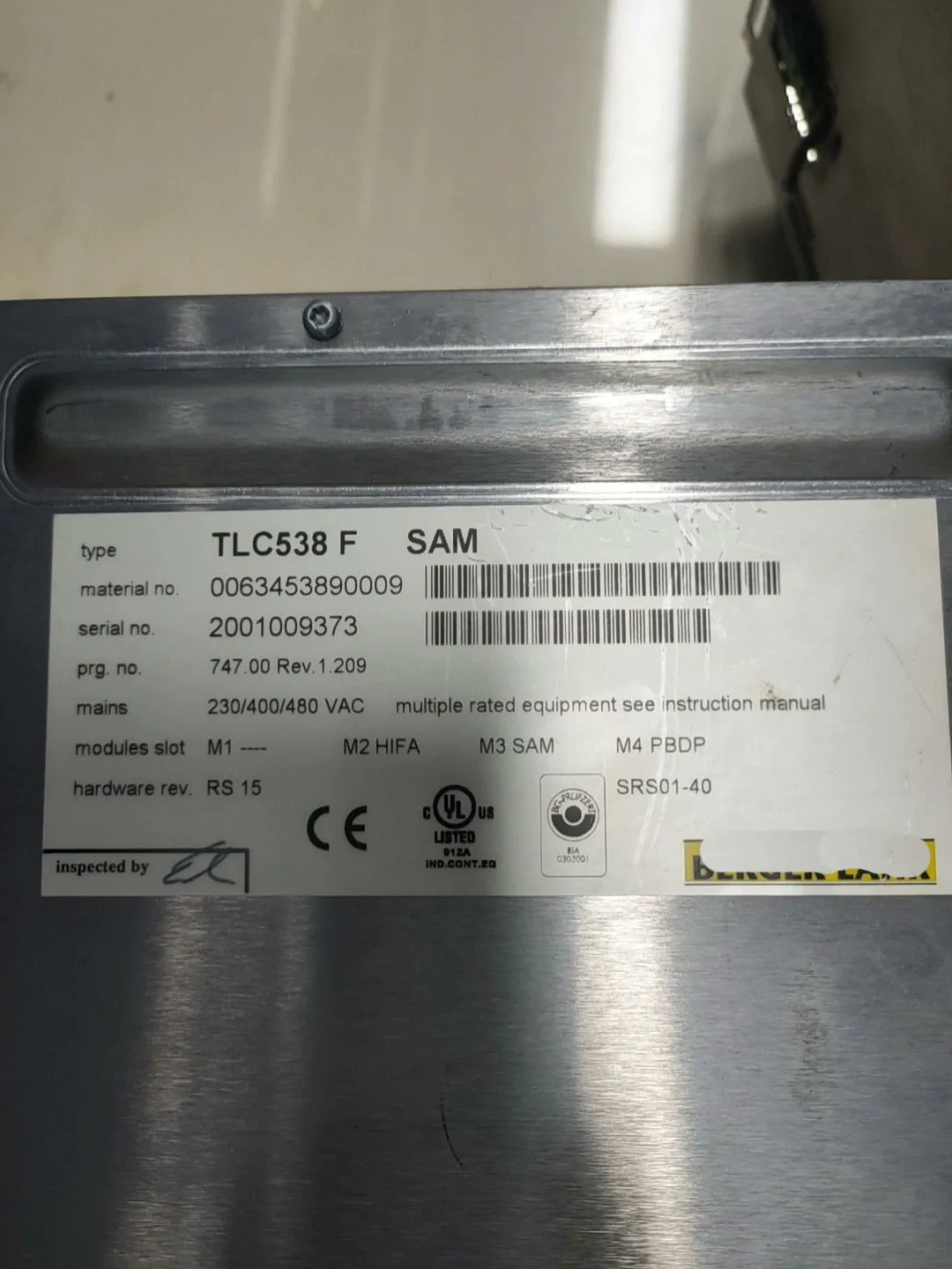 TLC538F Driver for BERGER LAHR TLC538 F