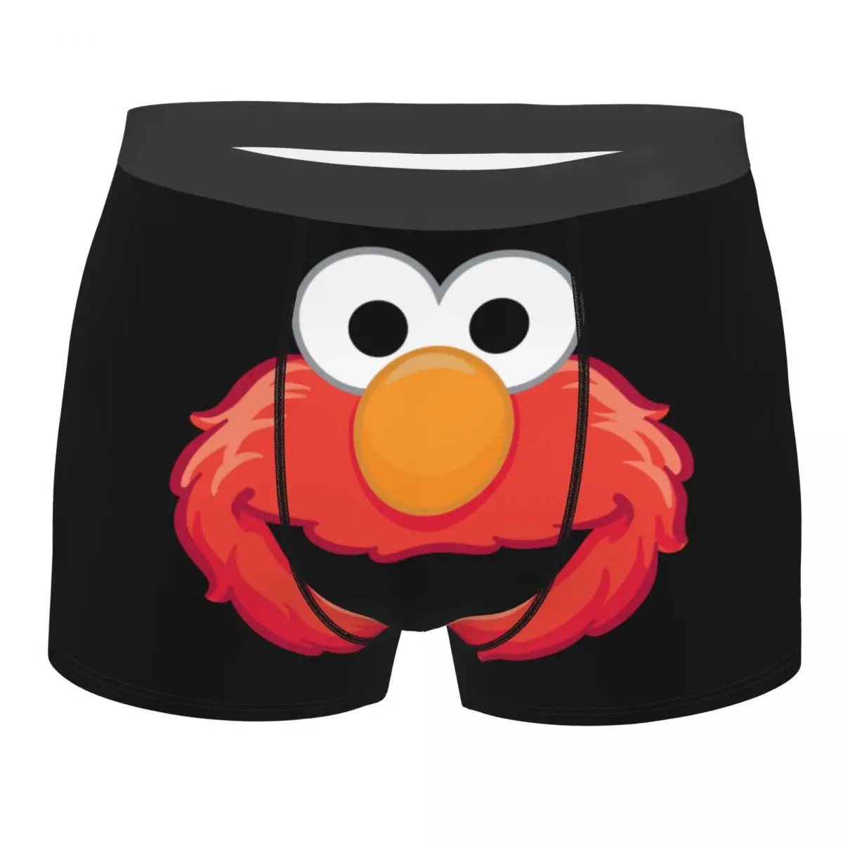 Custom Anime Boxers Shorts para Homens, Cuecas Elmo, Roupa Interior, Cuecas, Moda