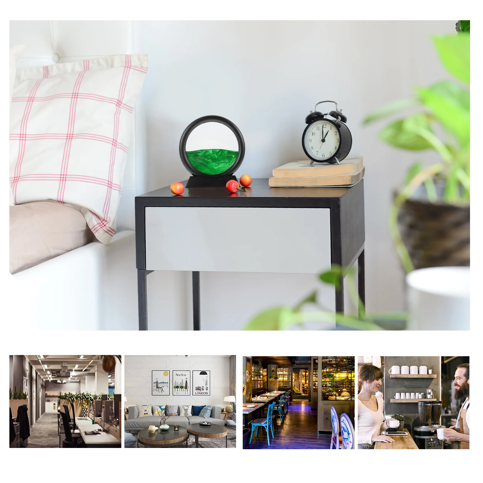 

3D Quicksand Painting Hourglass Moving Sand Art Decor Premium Material Safe Practical New Year Birthday Gift Sand Painting