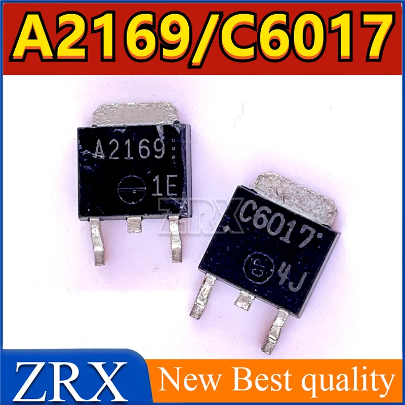 5หลอดเครื่องพิมพ์ที่ใช้กันมากชิ้น/ล็อต A2169 2SA2169 C6017 2SC6017ผลิตภัณฑ์ของแท้