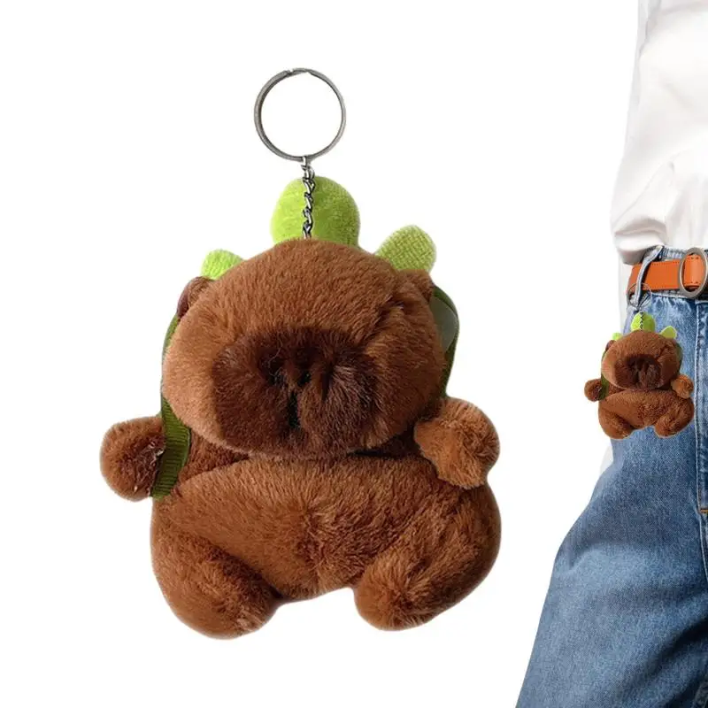 

Wireless Earphone Charging Case Cover Wireless Charging Case Dust Cover Plush Capybara Precise Fit All-Round Protection ﻿
