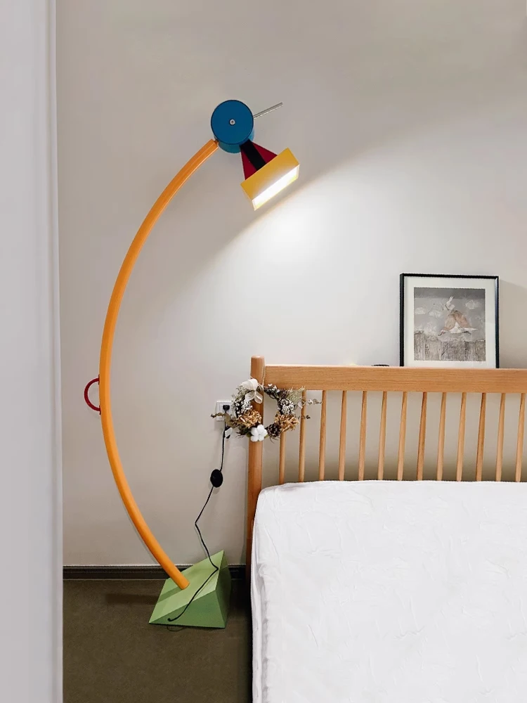 

colorful kids children floor lamp, modern design, for living room, bedroom, bedside, sofa side, apartment, hotel, LED lamp