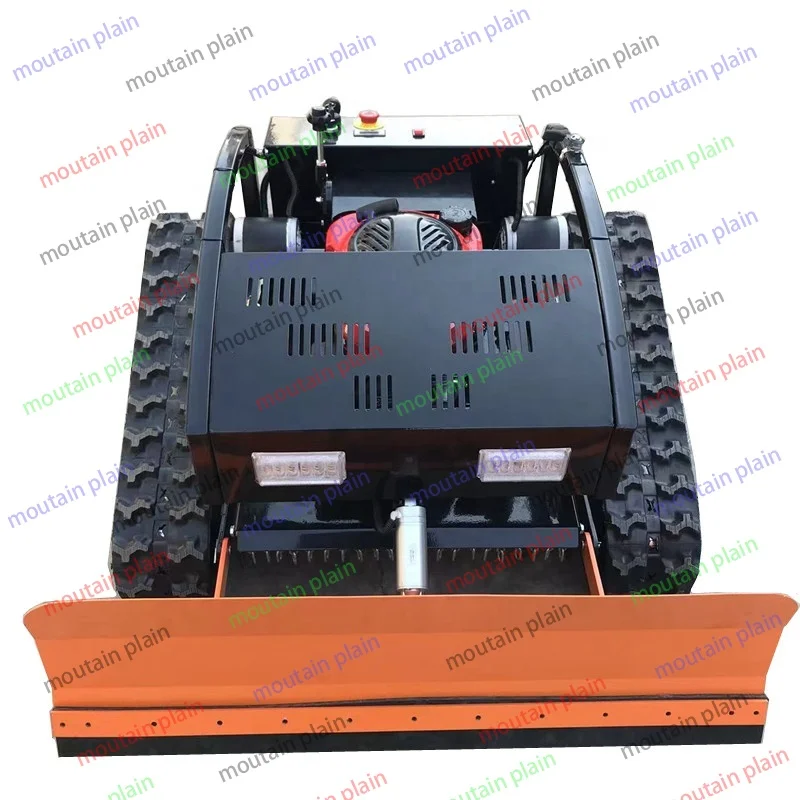 Lawn Mower Robot Lawn Mower Gasoline Remote Control  with Snow Shovel for Snow Pusher