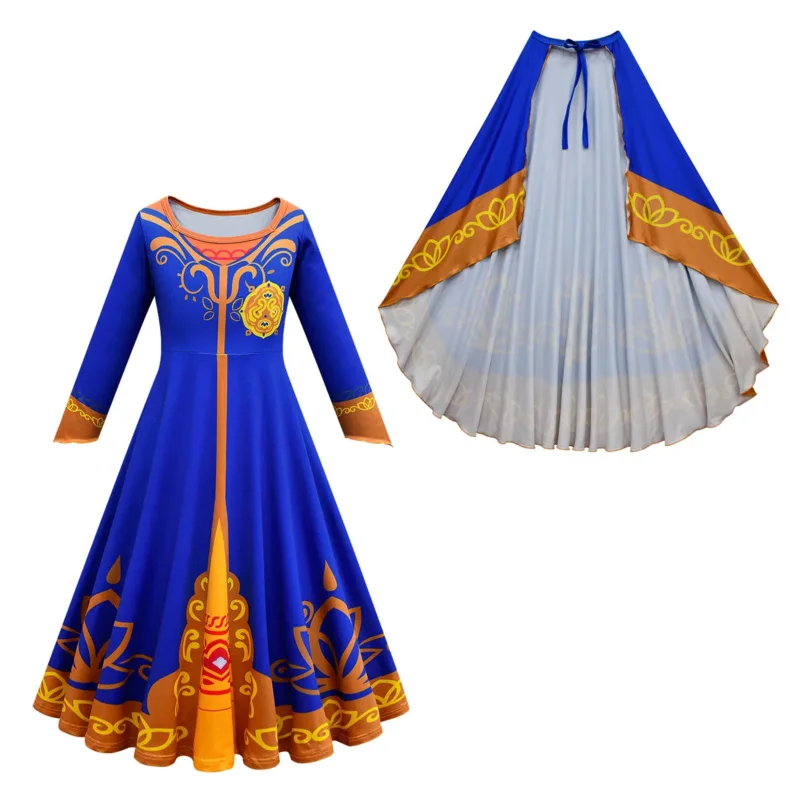 Mira Royal Detective Costume Cosplay Dress Girl Princess Children Kid Carnival Birthday Party Fancy Dress Cosplay Gown And Cloak