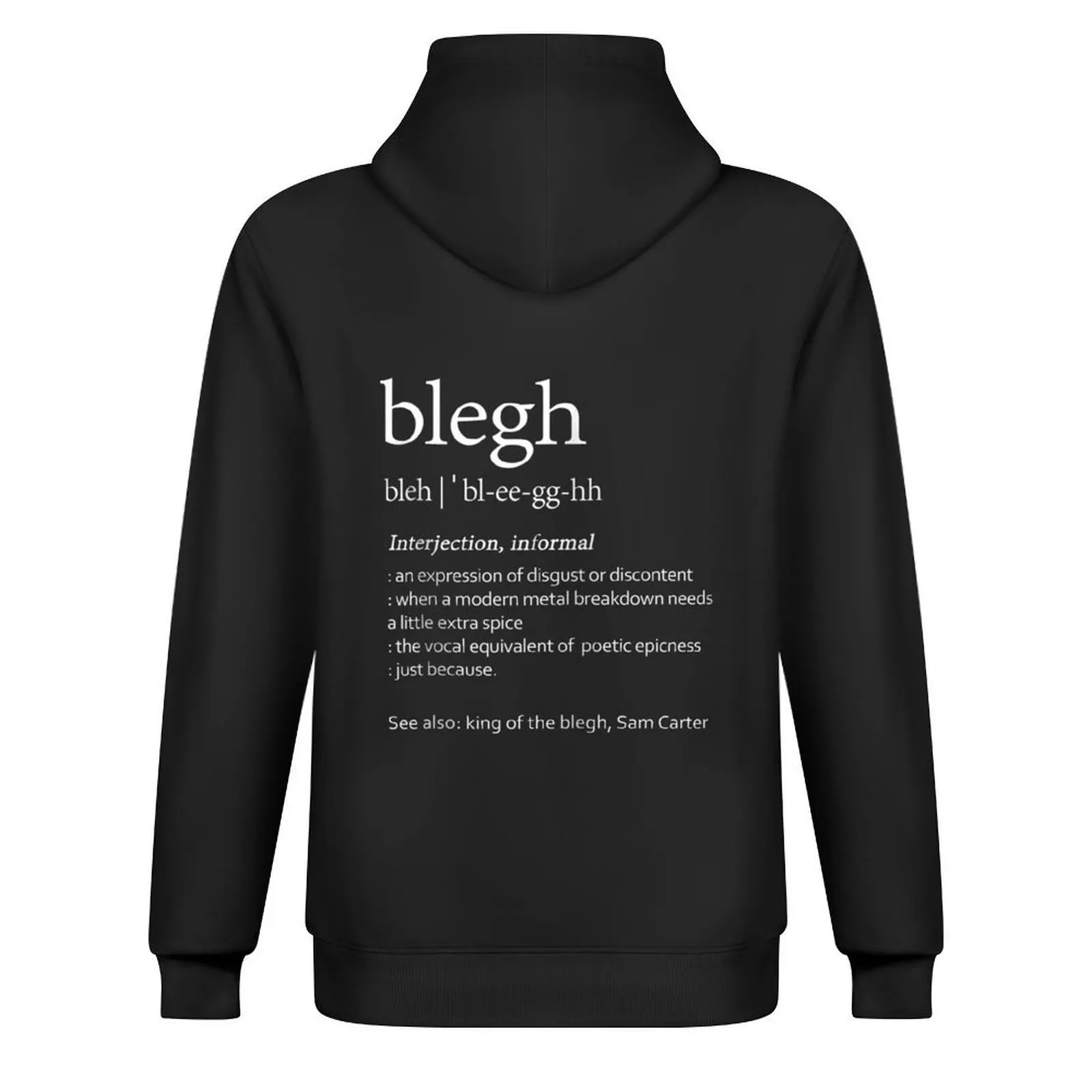 Blegh تعريف المعادن الثقيلة المشجعين الموسيقى Metalhead البريدي هوديي الخريف سترة الرجال معطف الرجال ملابس للرجال أنيمي هوديي