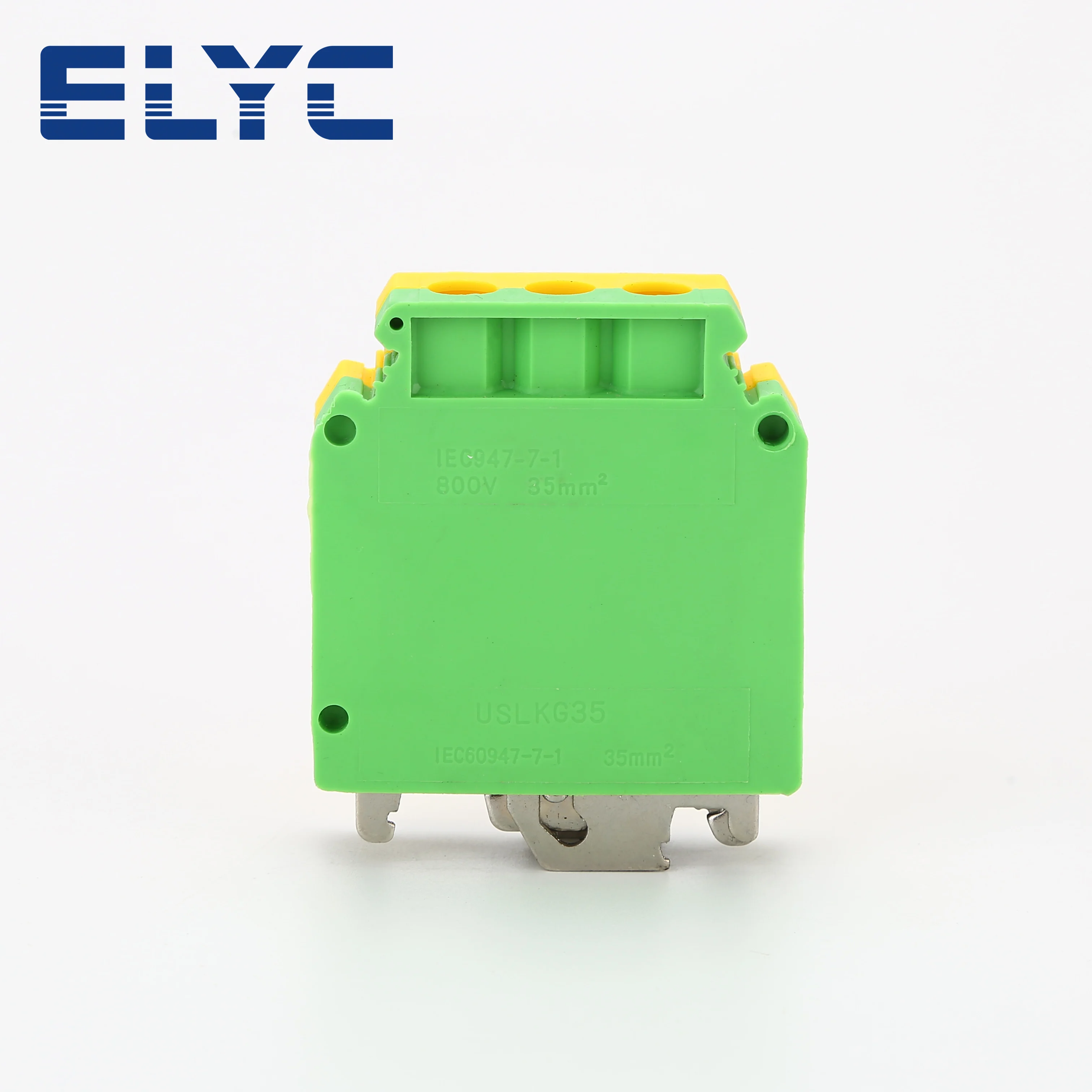 USLKG35 Universal Screw Ground Modular Protective Earth Plug Wire Electrical Connector DIN Rail Terminal Block USLKG 35
