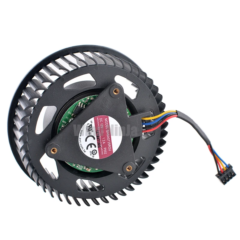 BASA0725R2U DC12V 1.20A 4pin Wentylator chłodzący kartę graficzną do HD5850 6870 6950 6970