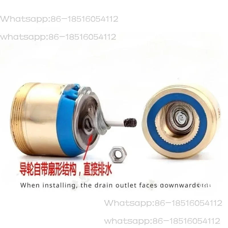 EDM Copper Pulley Roller Assembly Guide Wheel Waterproof  OD32/42*60mm Guide Wheel for EDM Wire Cutting Machine