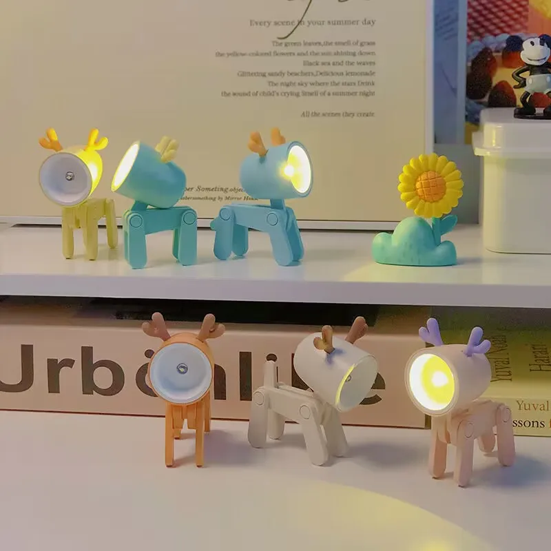 Mini Led Table Light For Doll House Creative Night Light Desktop Ornament DIY Desk Lamp for Living room Kids Gift