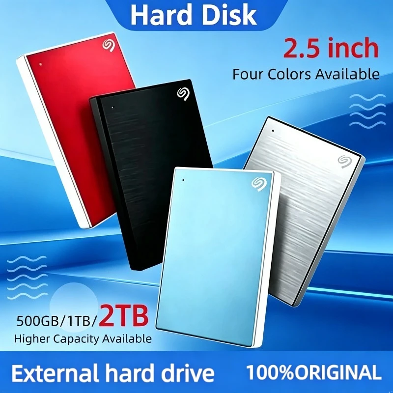 

For Seagate External 2TB Encrypted USB 3.0 Mobile Hard Drive with Expansion Capacity, Genuine 500GB Storage Hard Drive