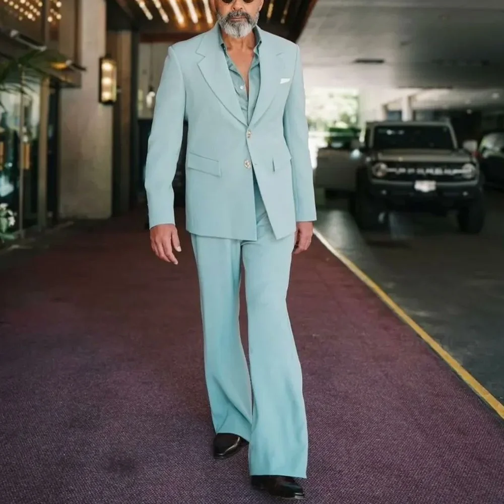 

New Arrival Men's Suit Notched Lapel Classic Fitted Jacket Pants Single Breasted High Quality Business Casual Two Pieces