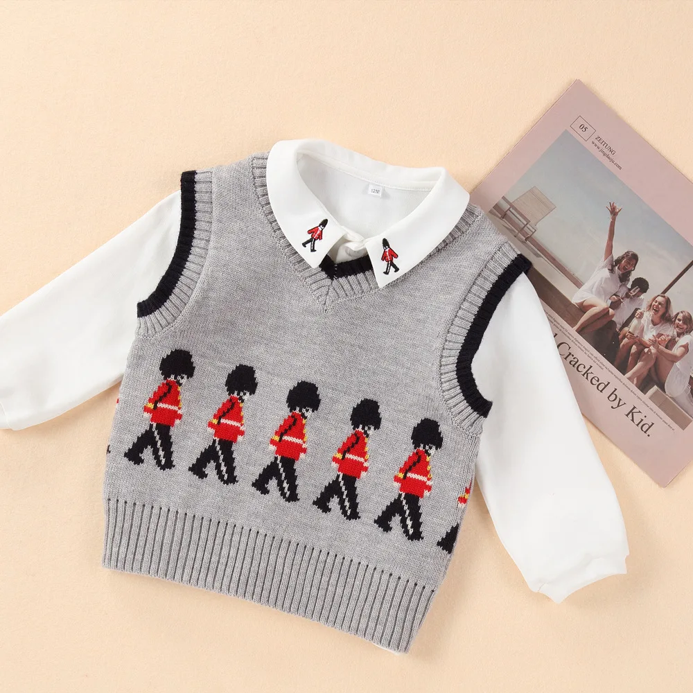 Spanish Children Sweater Baby Boys Clothes Christmas Clothes Toddler Boy Sweater Toddler Cardigan Toddler Boy Winter Clothes