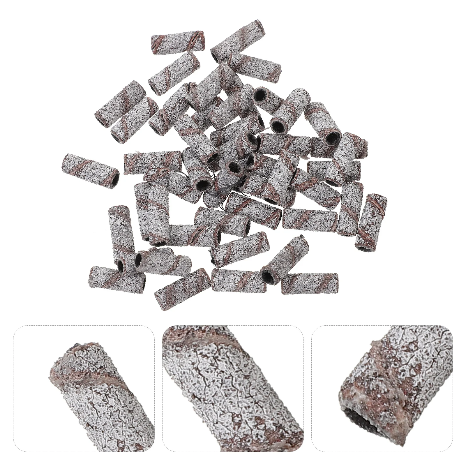 50 قطعة من أربطة الصنفرة الجميلة لحفر الأظافر وتلميع جل الطحن وإزالة تراكب مستلزمات مانيكير فنية للأظافر #6