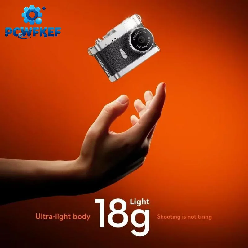 S142 Retro Digital Camera 720P Video Recorder LED Fill Light 0.96 Inch IPS Screen Portable Mini Digital Camera