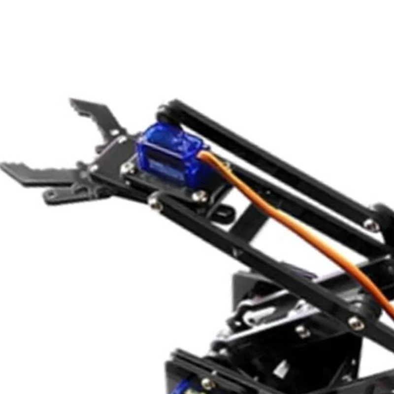 

PORK-Robotic Arm DIY Запчасти Обучающий комплект Набор для изготовления акрила Механическая рука с одним когтем и сервоприводом