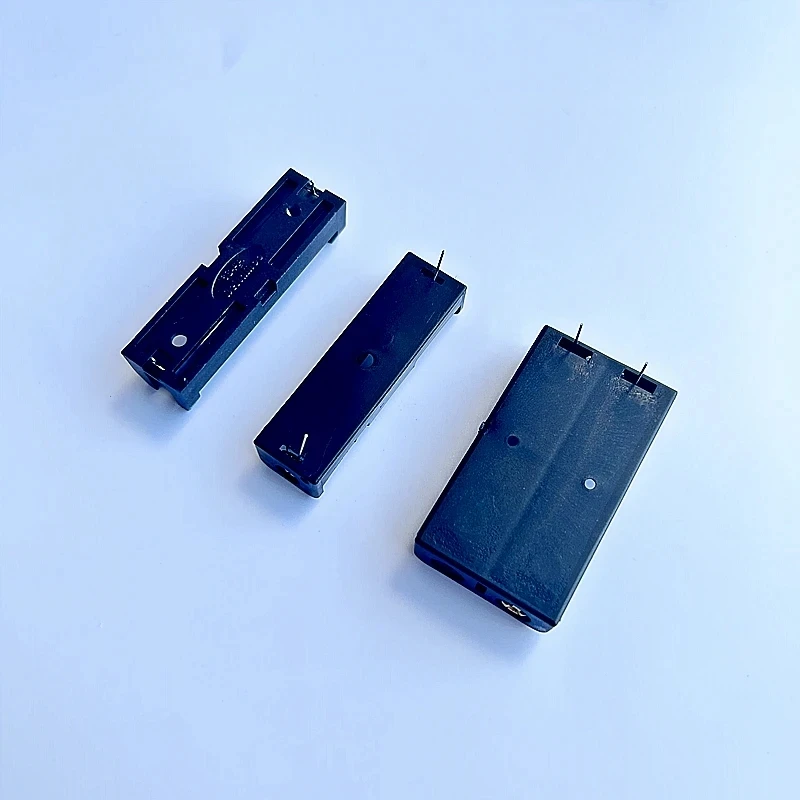 10-20PCS AA Battery Box AA Battery Holder With Pins PCB Pin Type Battery Holder Can Be Soldered Suitable For AA Battery 1/2 Slot