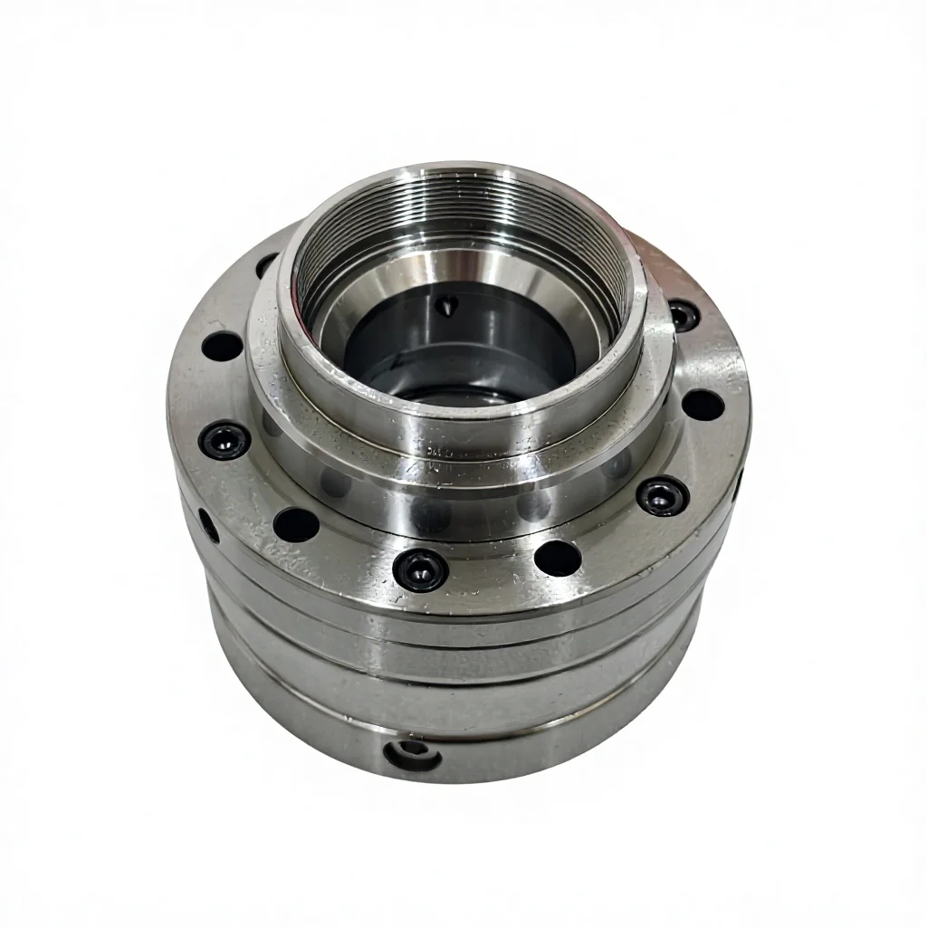 Autochuck JSK-52 series rear-pull rubber chuck steel chuck through hole positioning high-precision hydraulic clamping 0.05mm