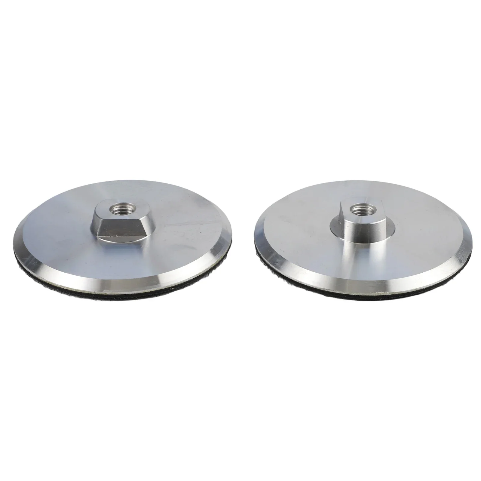 2pcs Aluminum Polishing Pads Replacement Backing Pad For M14 Thread For Angle Grinder Polishing Machine Accessories