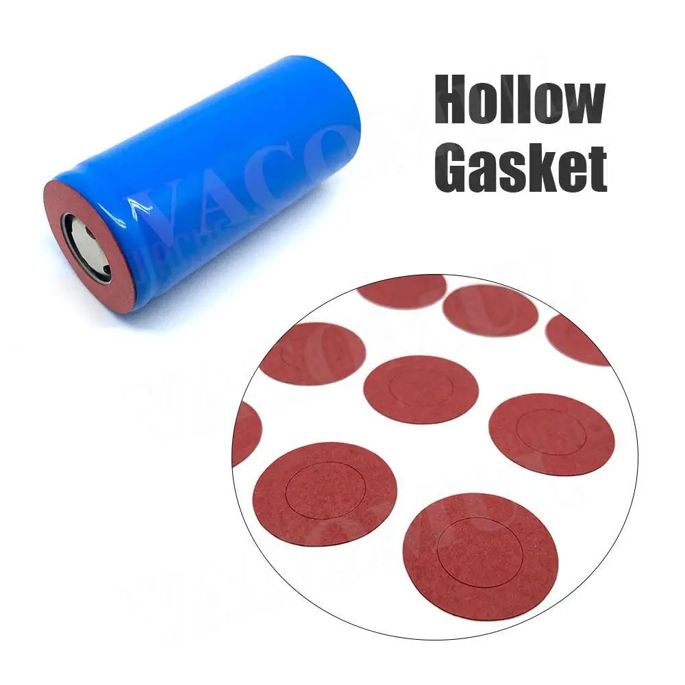 150PCS 18650 21700 26650 Li-ion Battery Insulation Gasket Pack Cell Electrode Insulated Tool Single Barley Paper