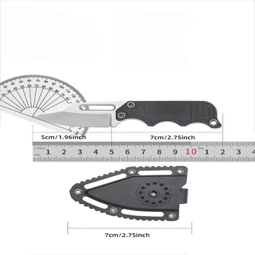 الأكثر مبيعا شفرة مثبتة 5Cr15MoV بليد G10 مقبض صلابة عالية حافة حادة أداة تخييم في الهواء الطلق الفاكهة سكين الدفاع عن النفس #6