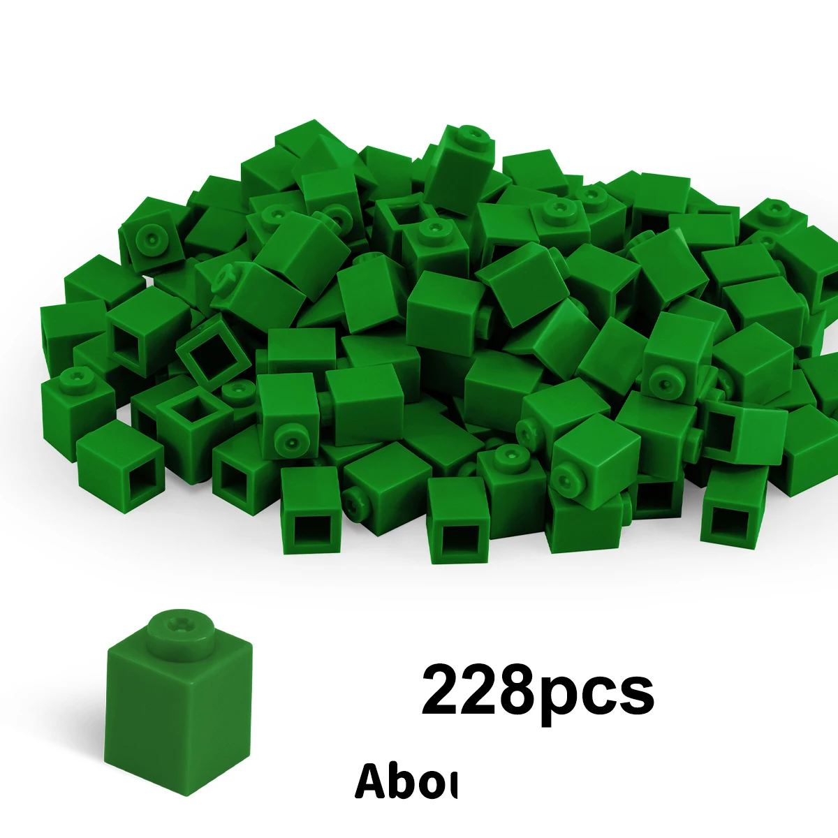 Blocs de construction en brique haute 100g1x1, figurines épaisses, points éducatifs, taille créative, compatibles avec les jouets en plastique pour enfants