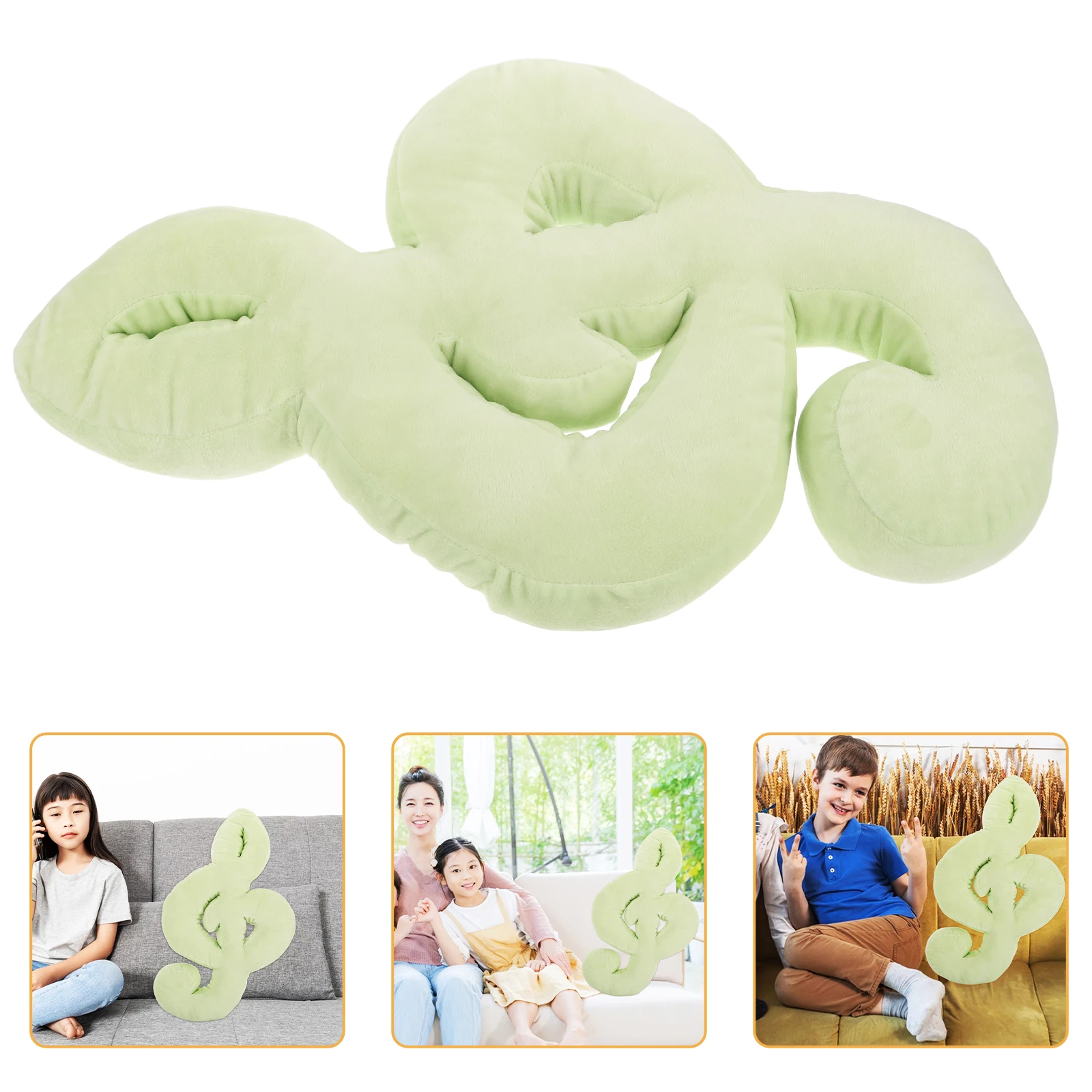 

Musical Note Pillow Ultra Soft Lumbar Cushion For Couch Chair Reading Decorative Music Theme Accent For Living Room
