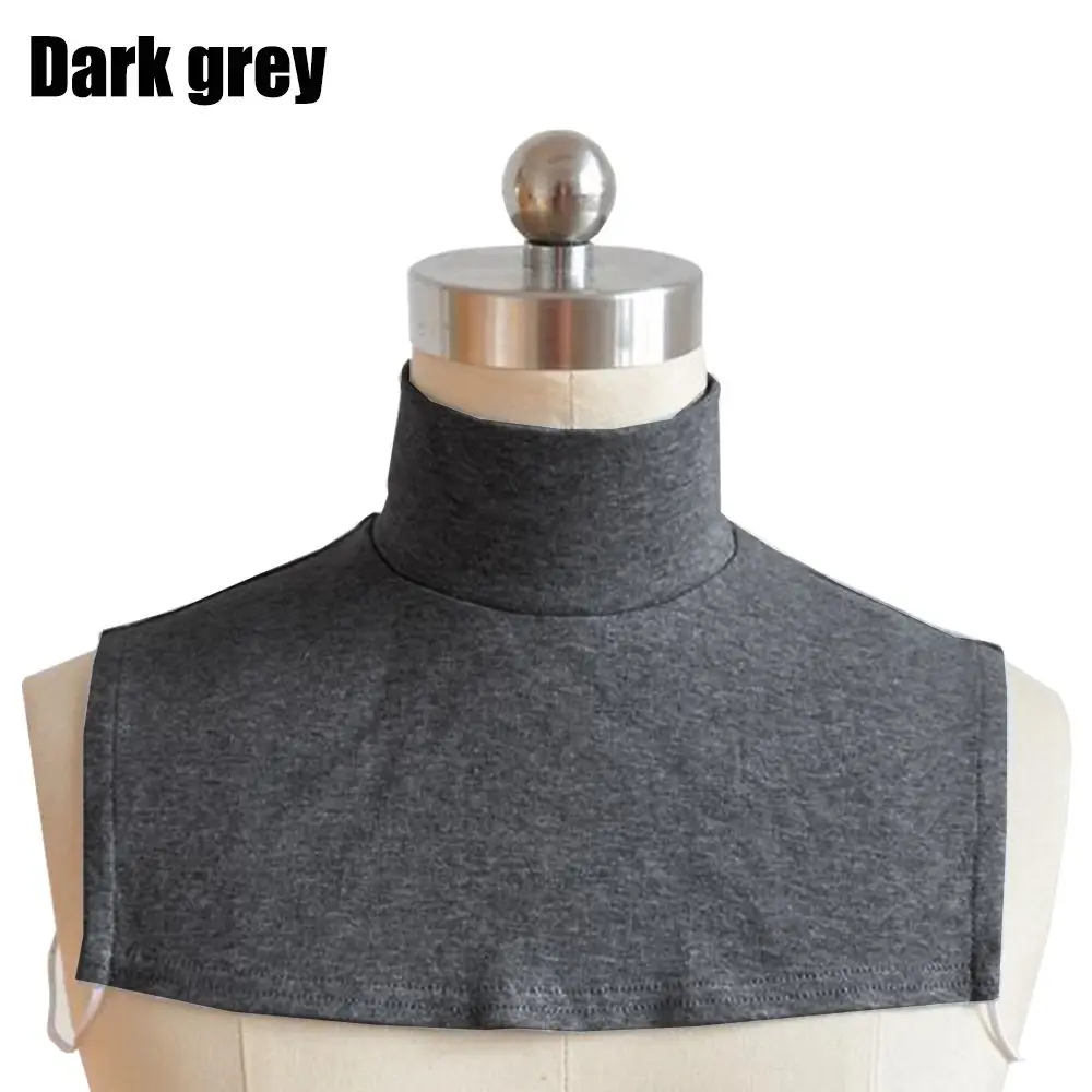 

Женский и мужской полутоп, съемный съемный искусственный воротник, теплый ложный пуловер, водолазка