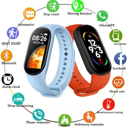 2024 New M7 Smart Watches IP67 Men Watch Fitness Tracker Heart Rate Blood Pressure Monitor Smart Bracelet For Mobile Phone