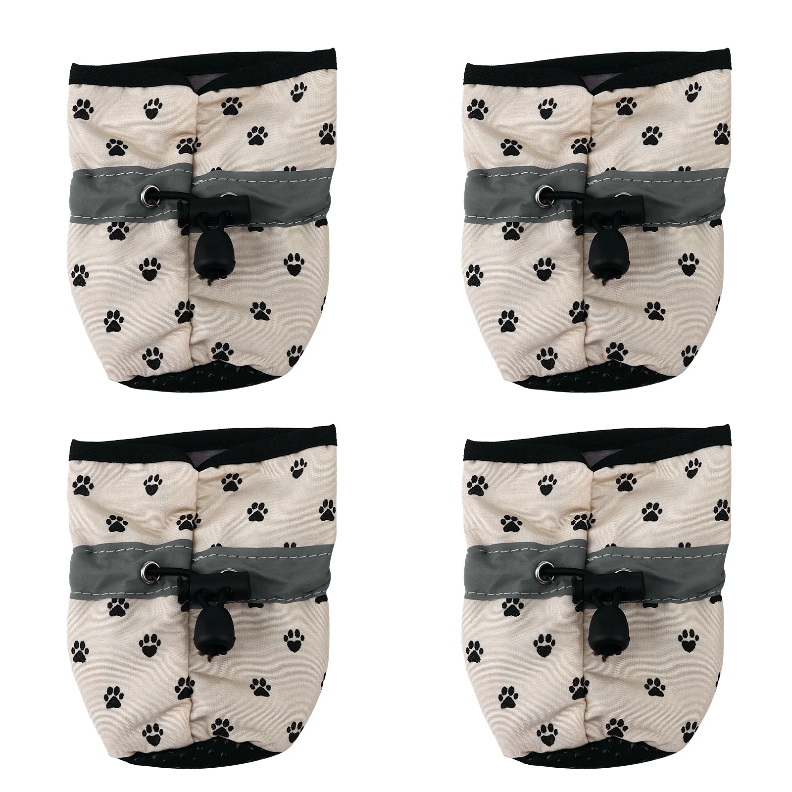 

4Pcs Dog Boots Waterproof Puppy Shoes Soft-Soled Anti-Skid Paw Protectors Pet Shoes for Outdoors Indoors Dog Boots
