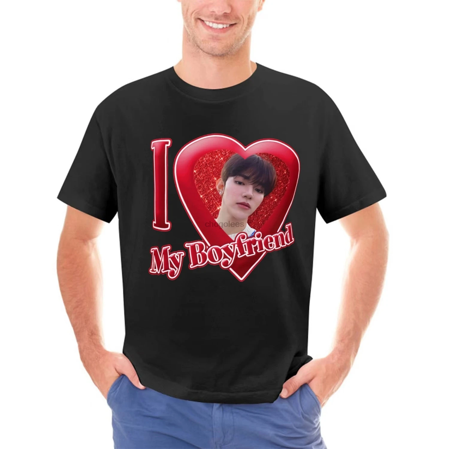 ZB1 Zhang Hao I Love My Boyfriend Shirt Custom Zerobaseone Zhang Hao Kpop Merch Kpop Gift Ideas for ZB1 Zhang Hao Fans Zerose