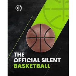 Silent Basketball 2024 verbesserte Airless Basketball leise Bounce Dunk Basketball Schaum Basketball Dribbling Indoor Silent Ball Geschenk