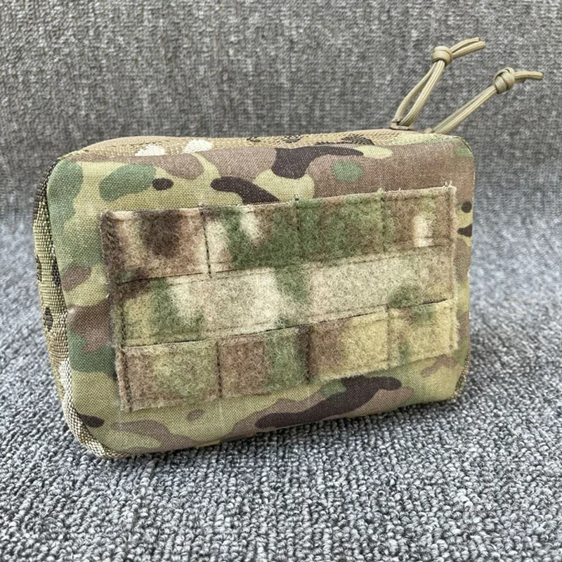 Tactical Map Pouch Multicam EDC Molle 500D Admin Bag Airsoft Combat Gear Outdoor Hunting Tool Storage Bag