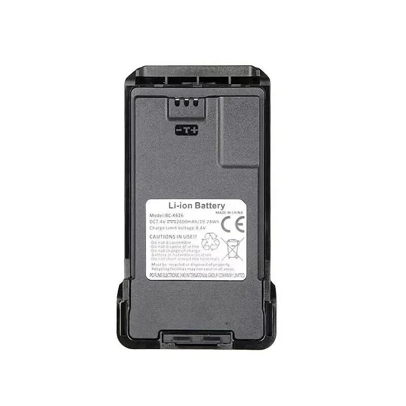 Für 7,4 V 2600 mAh BAOFENG Walkie Talkie UV-K6 Batterie Unterstützung Typ-C Lade BC-K626 Li-Ion Batterie UV-K61 UV-K62 Zusätzliche Batterie