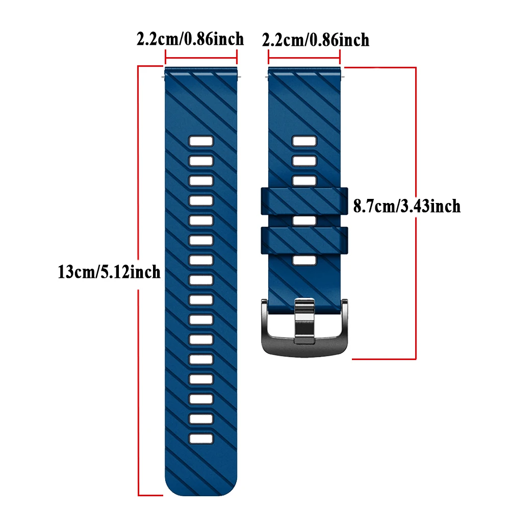 Силиконовый ремешок для часов 22 мм для Suunto Race, браслет Suunto Race S/Ocean/Vertical/9 Peak Pro, сменный ремешок для часов
