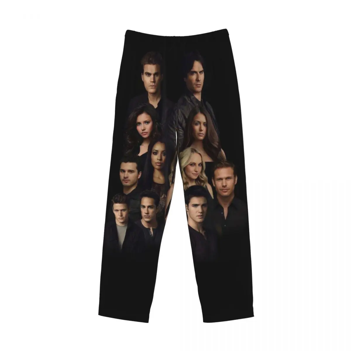 مخصص يوميات مصاص الدماء بيجامة السراويل للرجال ملابس خاصة صالة النوم قيعان تمتد مع جيوب