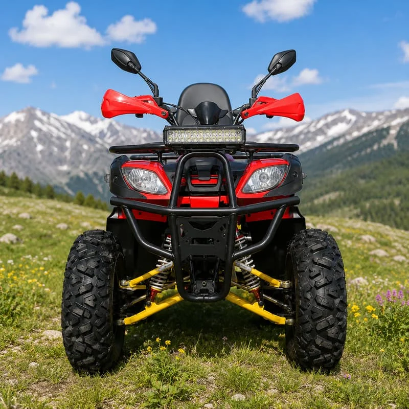 4 Wheel ATV Adult Dune Buggy Customized Offroad Quad Bike Rugged All Terrain Vehicle Sport Performance Deep Tread Wheels