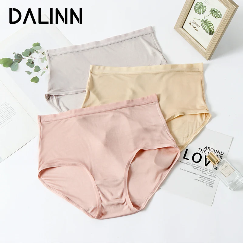 

3PCS/Set Women's Panties, 100%Real Silk Underwear, High Rise, Comfortable Female Briefs, Cozy Basic Underpants, 2025