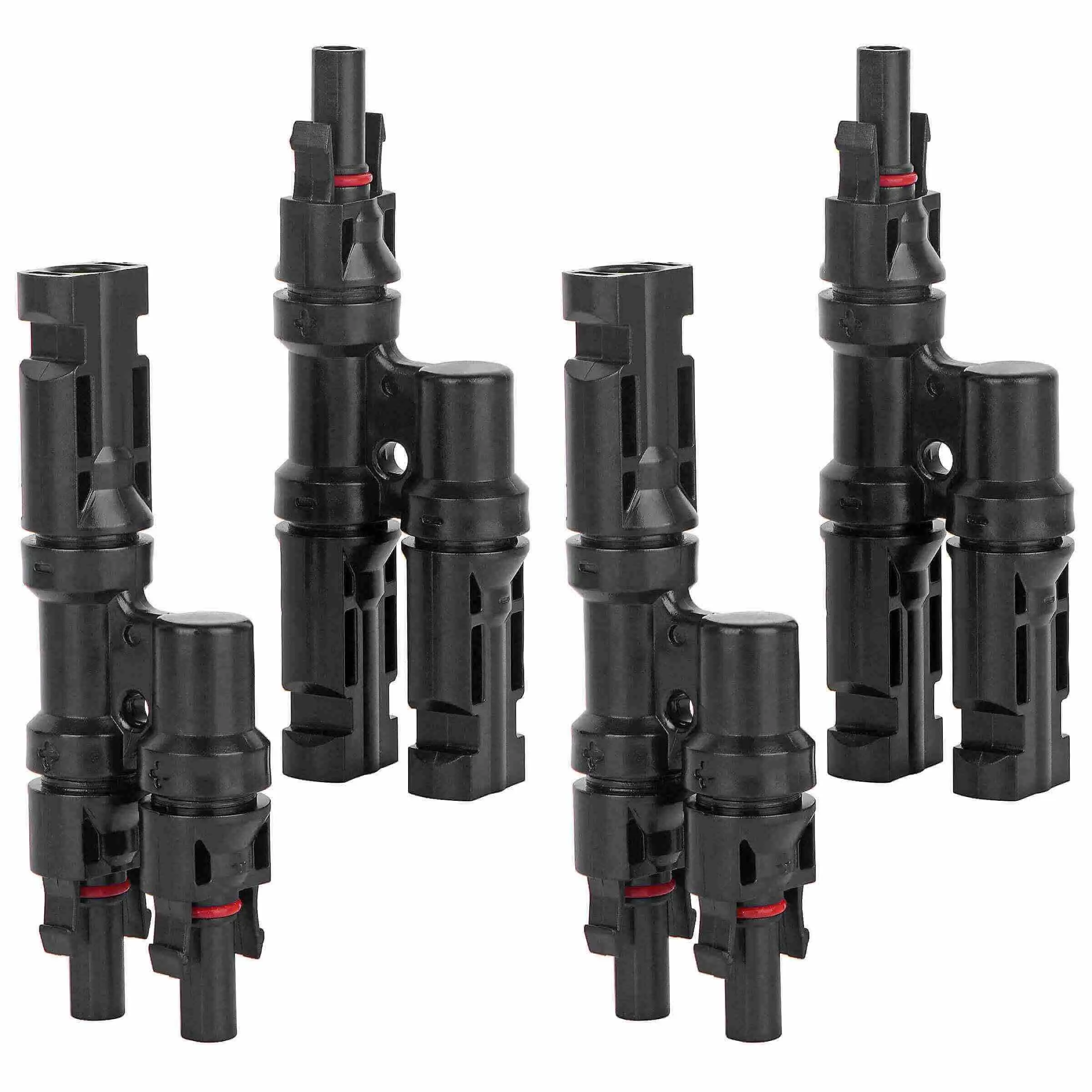 

1/2pair High Quality IP67 2 to 1 T Branch Male and Female Solar PV Connectors for DIY MC2.5 4 MC6 Solar Kits System