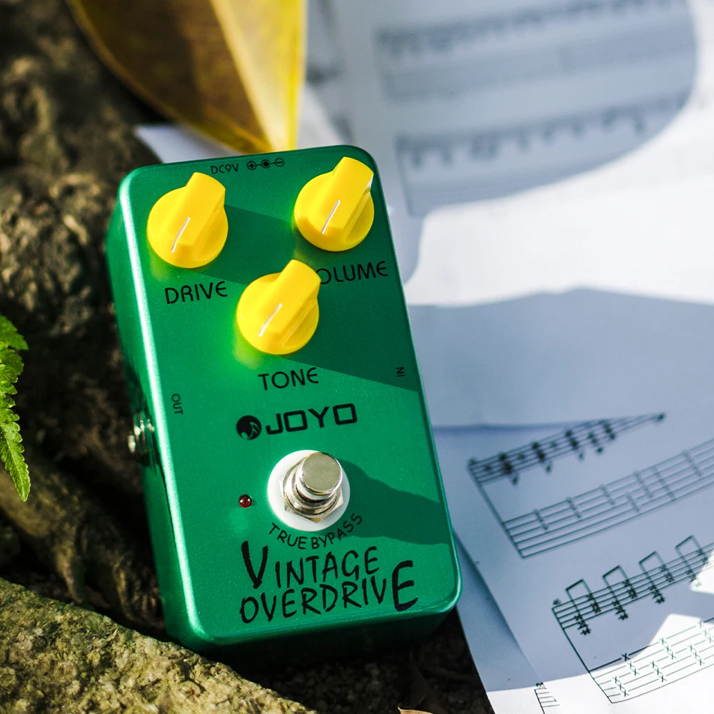 2Pcs JOYO JF-01 Guitar Vintage Overdrive Effect Pedal Warm Mild Smooth Overdrive Tone Electric Guitar Pedal with Sustain Effect view 5