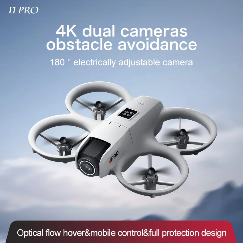 i1PRO Mini Drone Professionele 8K HD Camera Drone 5G WIFI FPV UAV Met scherm afstandsbediening vermijden Antenne Quadcopter Speelgoed Cadeau