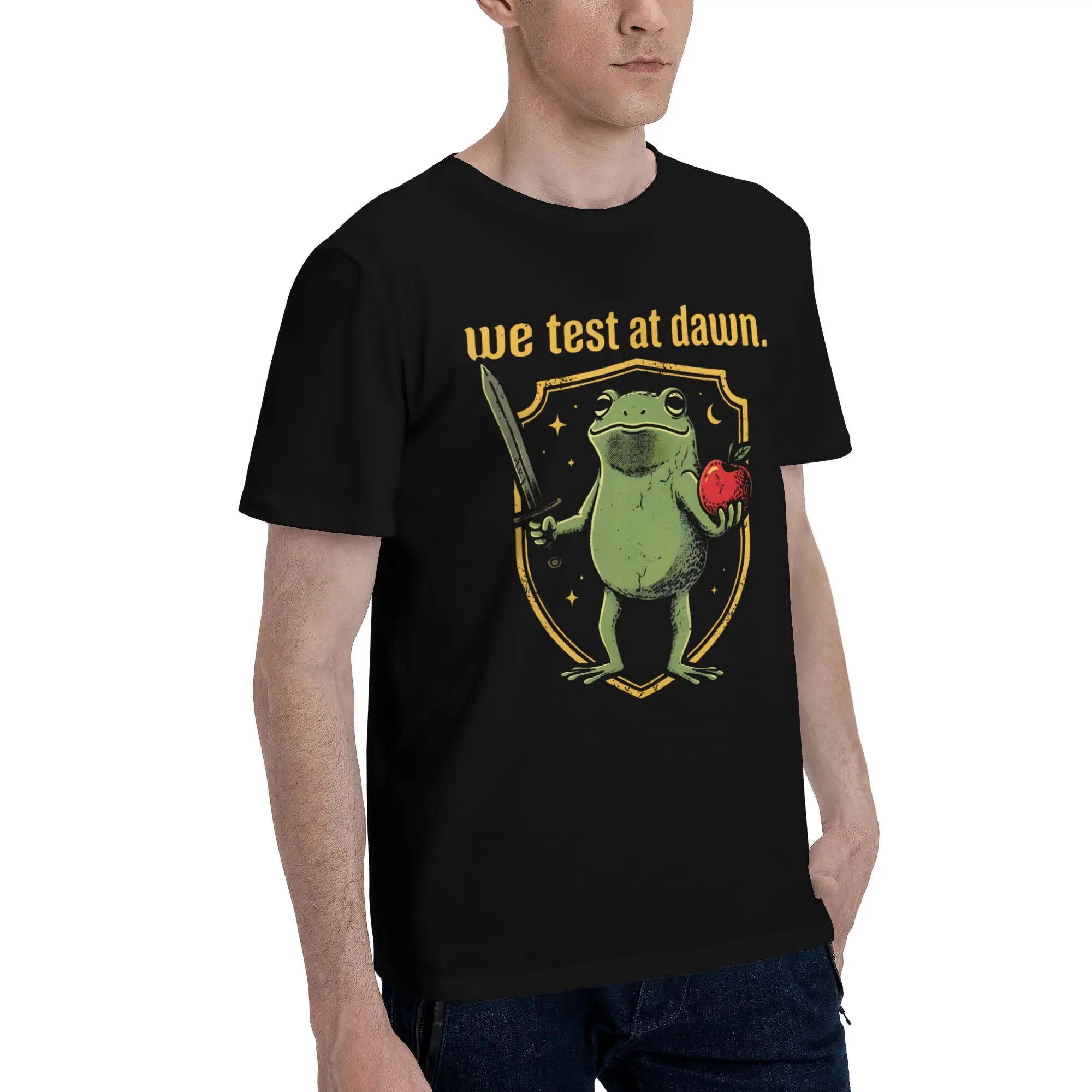 WE Test AT Dawn Tee Shirt for Men Women New Arrival T Shirts  100% Cotton Clothes