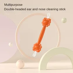 2pcs Cartoon lion baby nose cleaning stick baby ear cleaning tool nose scoop ear scoop nasal cavity cleaning baby essentials