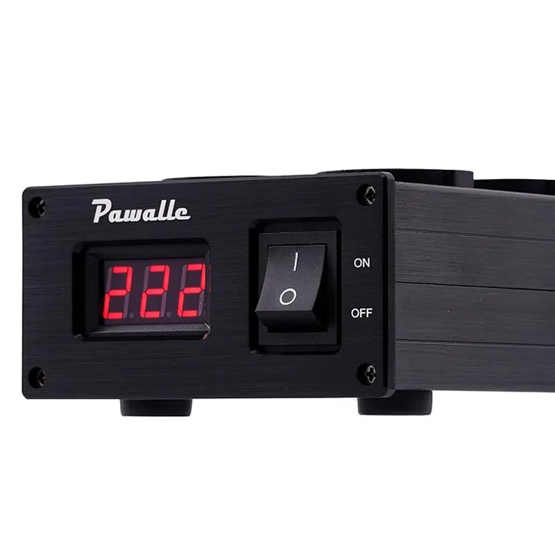 AIYIMA SMSL Pawalle LB60 مرشح الطاقة الأوروبي القياسي 3000 واط عرام برهان المقبس لتنقية الطاقة الجهد عرض مرشح الصوت
